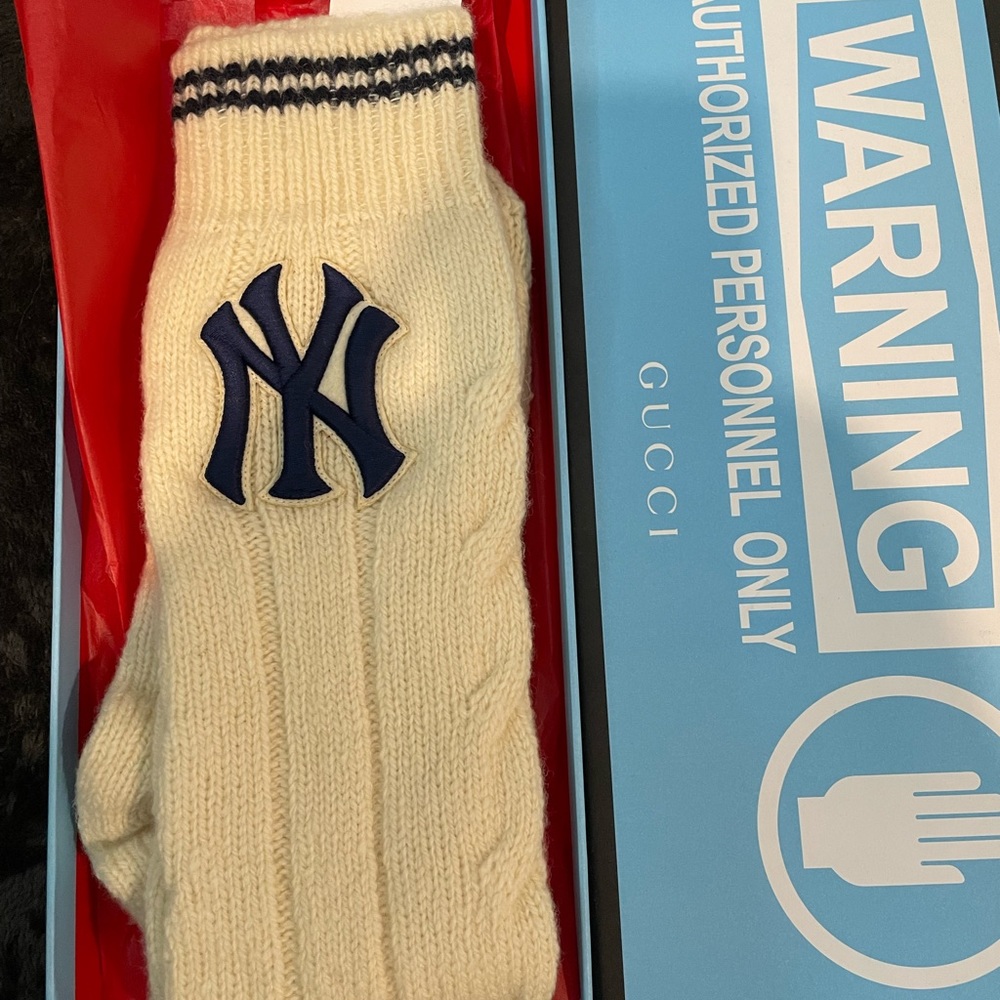 Gucci x MLB Yankee Socks. New with tags & box. Never worn.